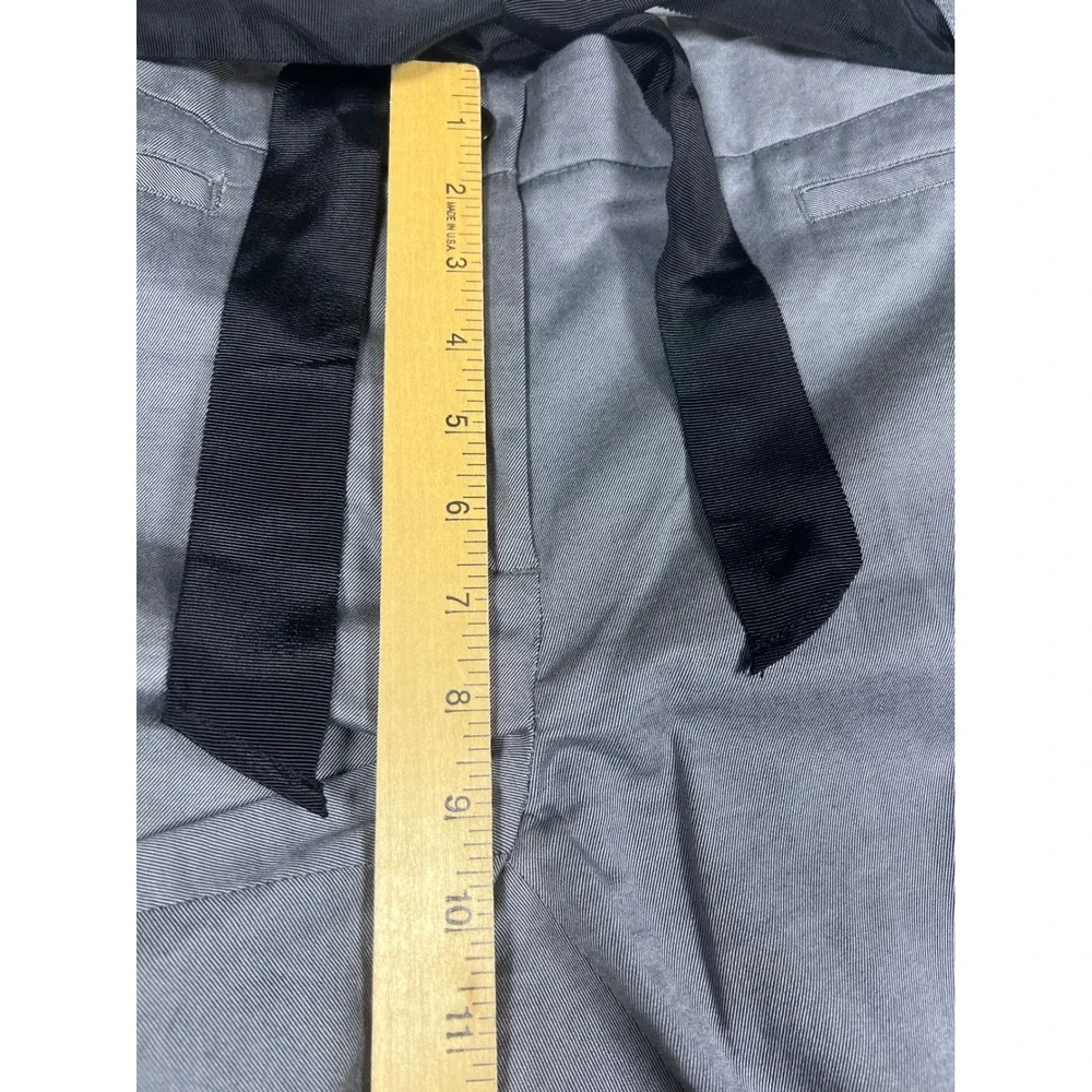 H&M Gray Trousers US‎ Size 12 Career Office Business Casual with Ribbon Preppy